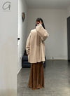 Mutedance 24 Autumn/Winter Cardigan Wool Jacket MD-MD24FW23-SAND MD24FW23 MD24FW24